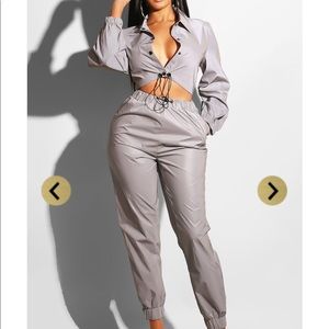 Reflective Jogger Set top and bottom!
